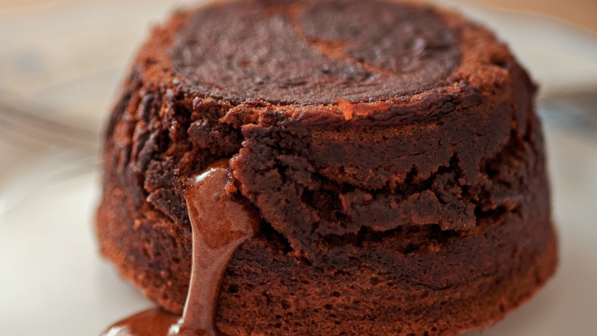 Brown Cake on White Plate