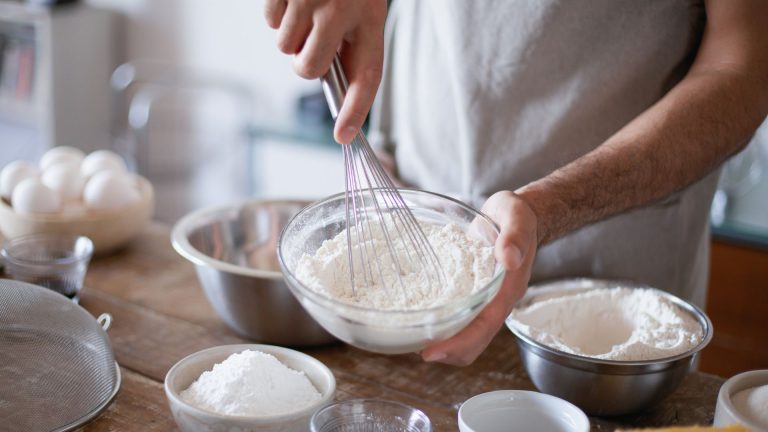 Person Baking in the Kitchen