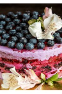 Blueberry-Cream Cake