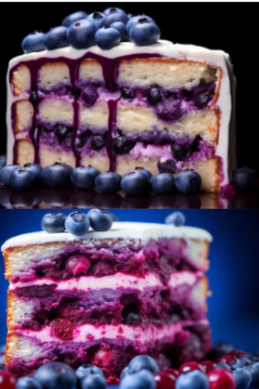 Blueberry-Cream Cake