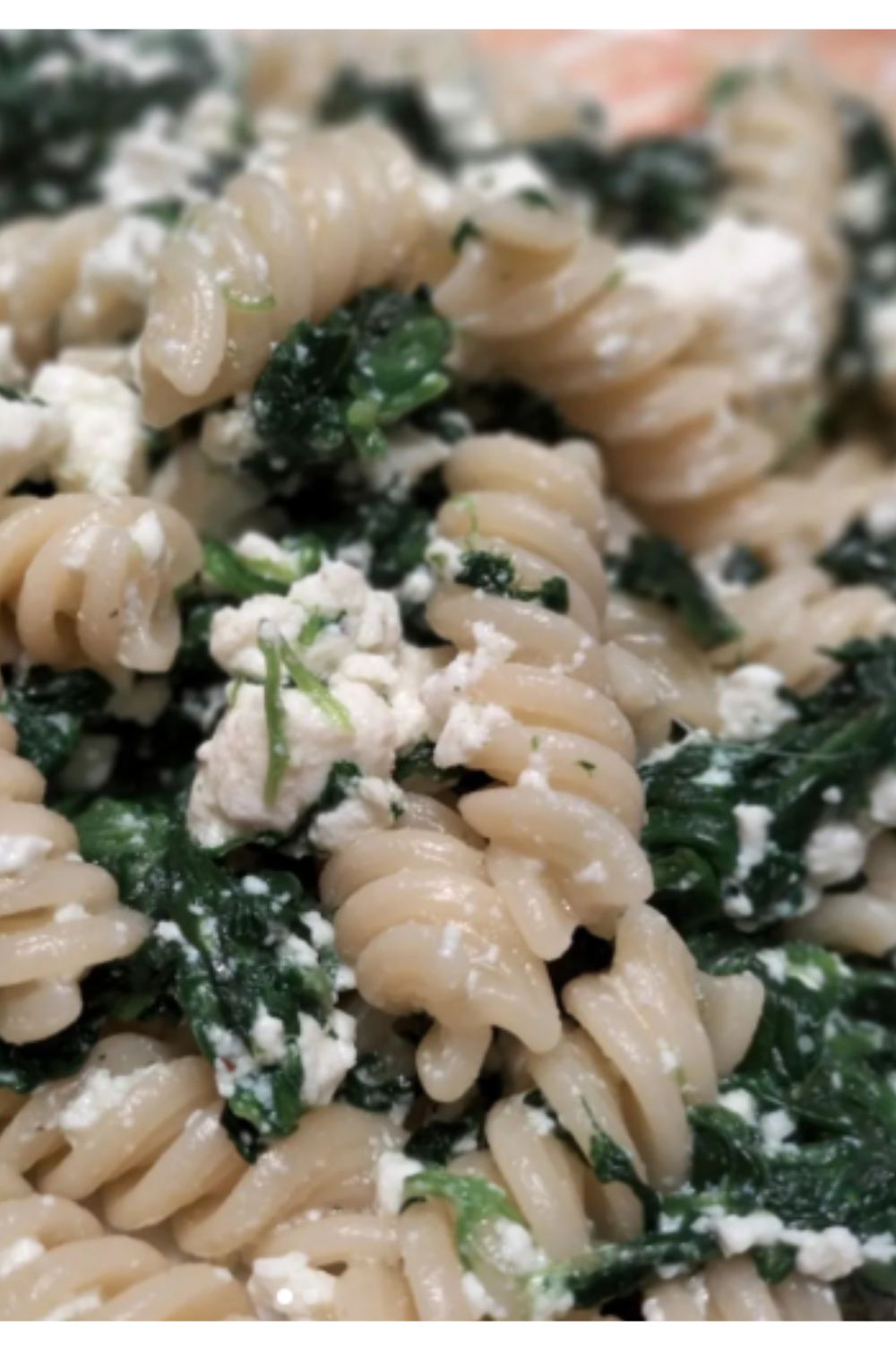 Pasta con Ricotta e Spinaci