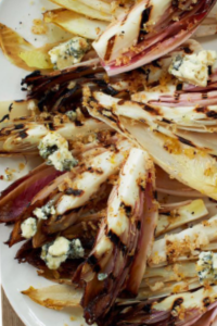 #chicory #stilton #pangrattato #grilledchicory #endive #whatgrowstogethergoestogether #cookingwiththeseasons #seasonalcooking#foodphotography #foodstyling #foodstylist #cheflondon #londonchef #food52 #food52grams #recipewriting #recipewriter