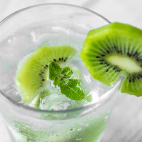 Kiwi and Mint Fizz