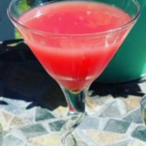 Spicy Watermelon Martini