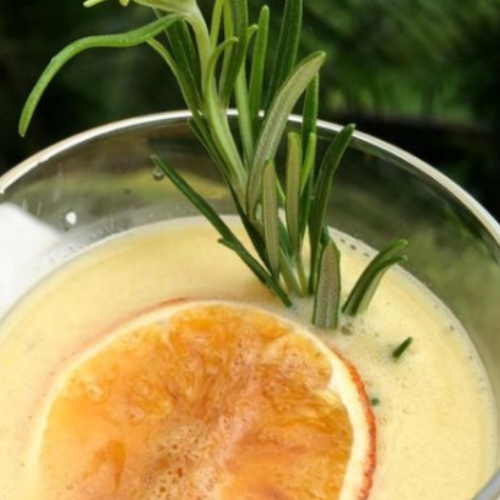 Rosemary Orange Gin Fizz