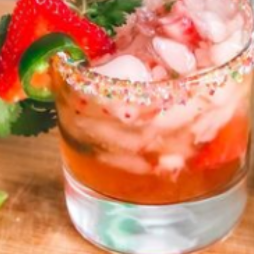 Spicy Strawberry Margarita