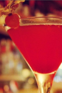 Spiced Cranberry Martini