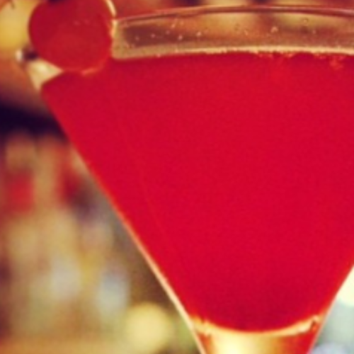 Spiced Cranberry Martini