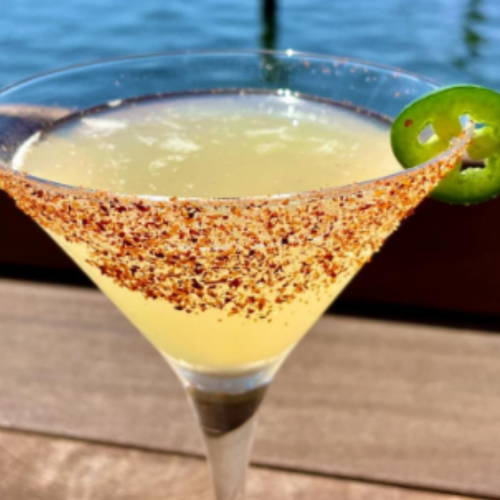 #Spicy Pineapple Martini #ad