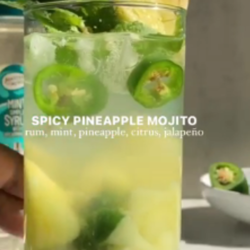 Spicy Pineapple Mojito