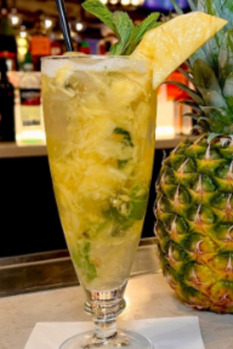 #Spicy Pineapple Mojito #ad