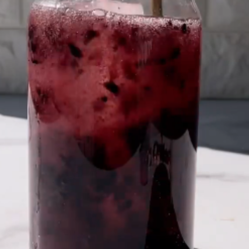 Blackberry Ginger Fizz