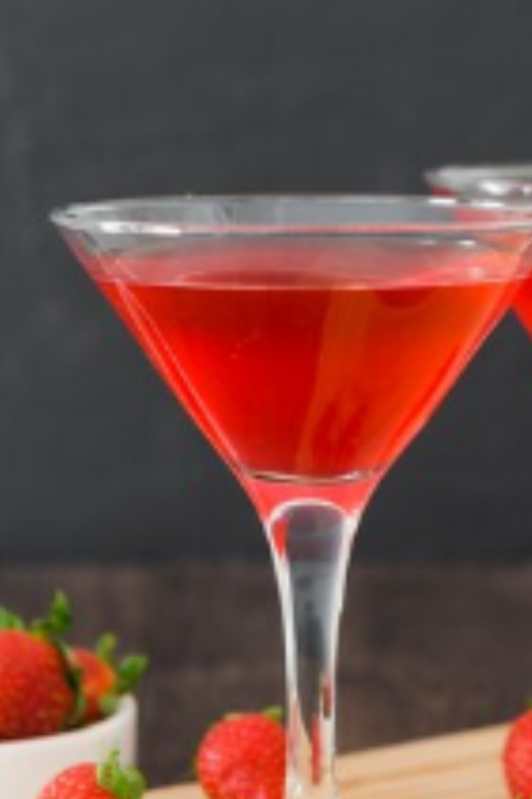 Strawberry Lychee Martini