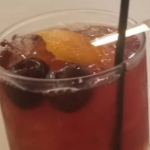#florida #miami #coralgables #hawaiiboyin #hawaiiboyinflorida #blackcherryoldfashioned #makersmarkbourbon #demerarasugar #cherrybitters #bistroburger #gruyere #garlicaioli #brioche #bridesman