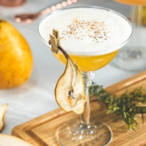 Spiced Pear Martini 