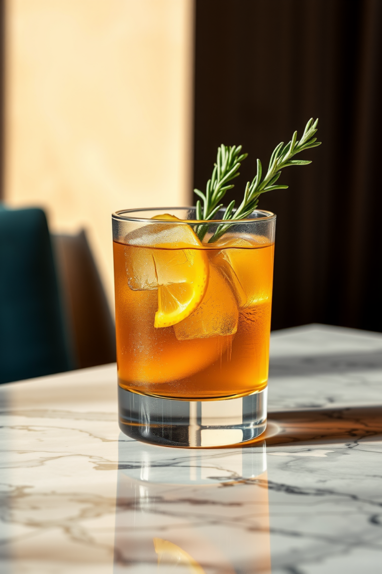 Rosemary Whiskey Sour