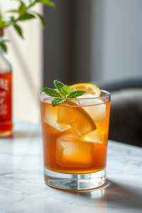 Maple Bourbon Fizz