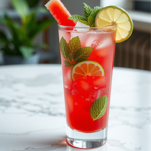 Sparkling Watermelon Mojito