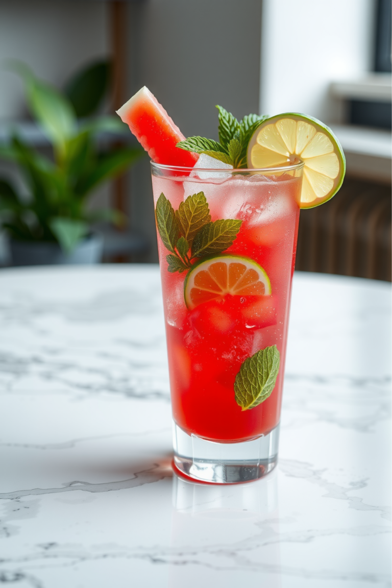 Sparkling Watermelon Mojito