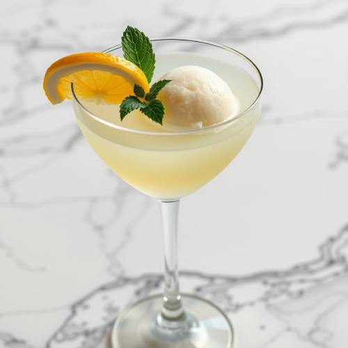Lemon Sorbet Martini
