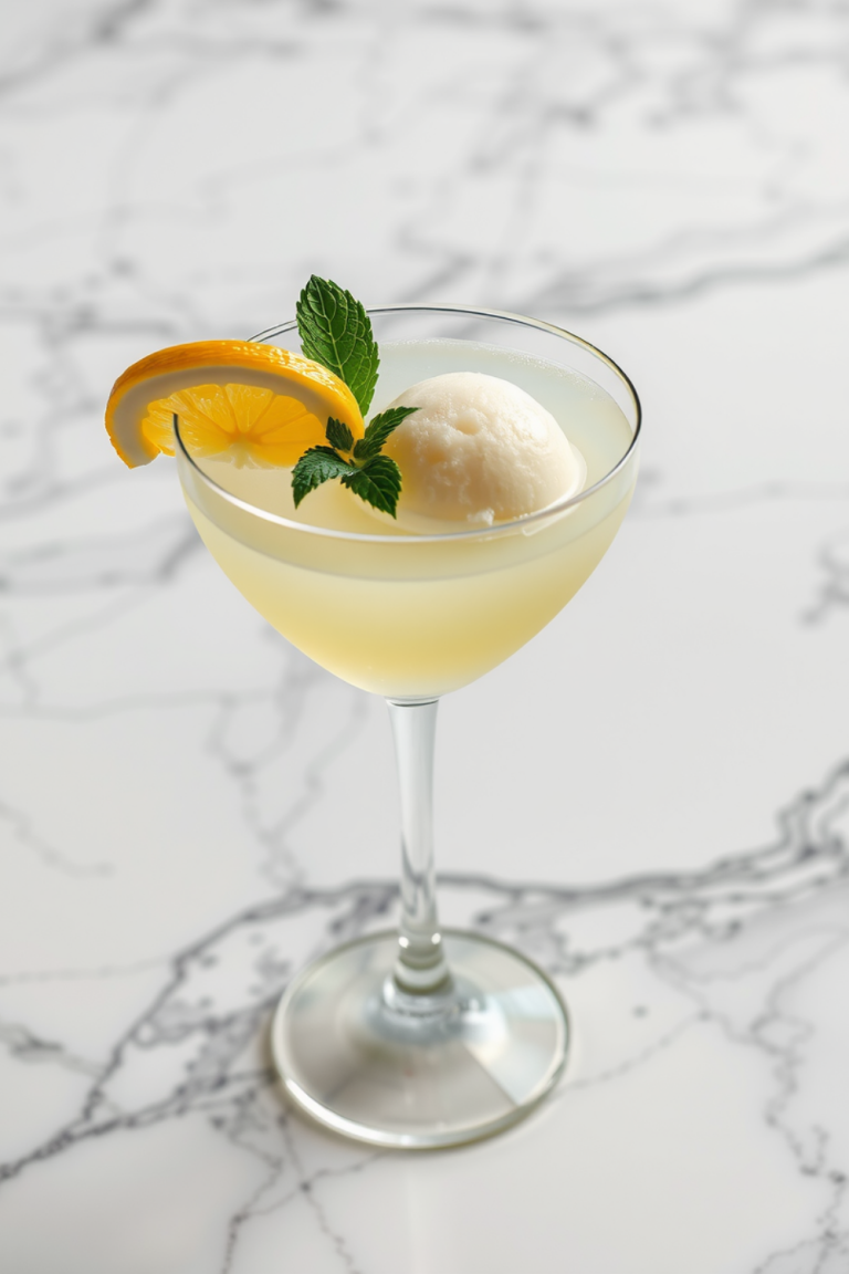 Lemon Sorbet Martini