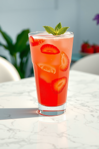 Frozen Strawberry Lemonade: