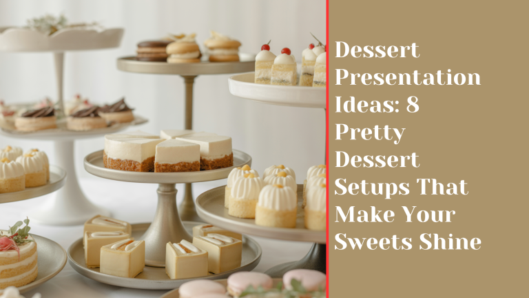 Dessert Presentation Ideas: 8 Pretty Dessert Setups That Make Your Sweets Shine